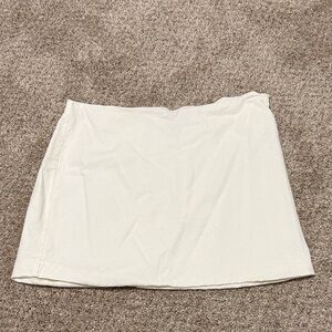 Forever 21 Cream Mini Skirt